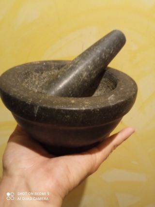 Mortero de piedra