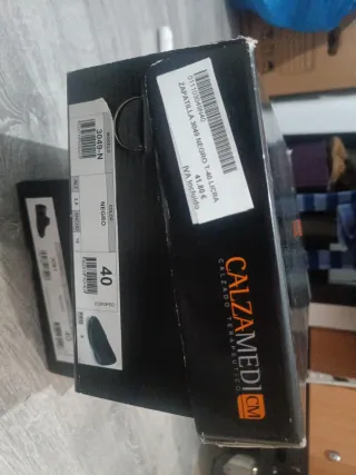 Zapatillas Calzamedicm T-40 Negras Licra