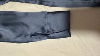 Vestido Zara Azul Satén NUEVO