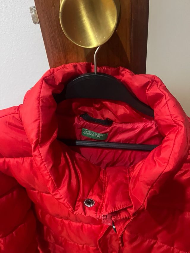 Chaquetón Benetton Rojo talla 12
