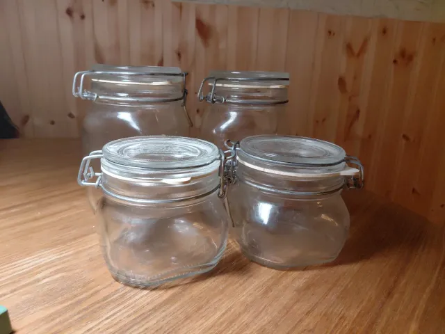 Set di 4 barattoli ermetici per conserve