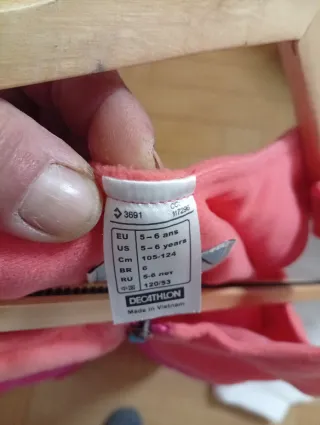 Ropa de esquí infantil