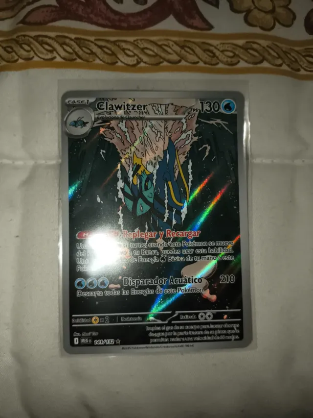 Carta Pokémon Clawitzer 141/132 Fase 1