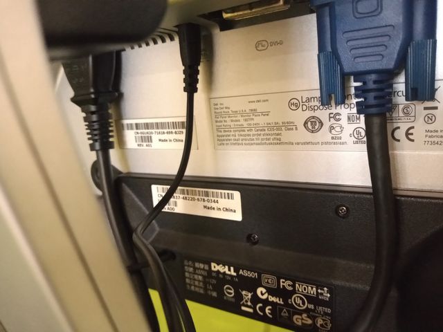 Monitor Dell 19 Negro/Plateado