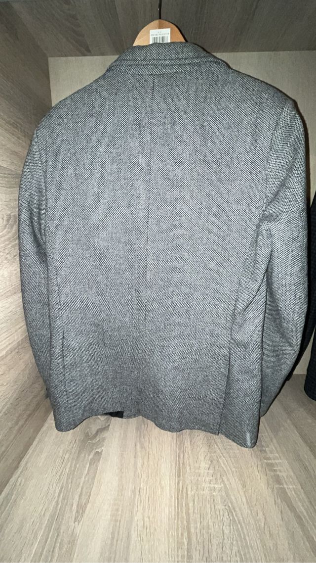 Americana Italiana Gris Talla 48