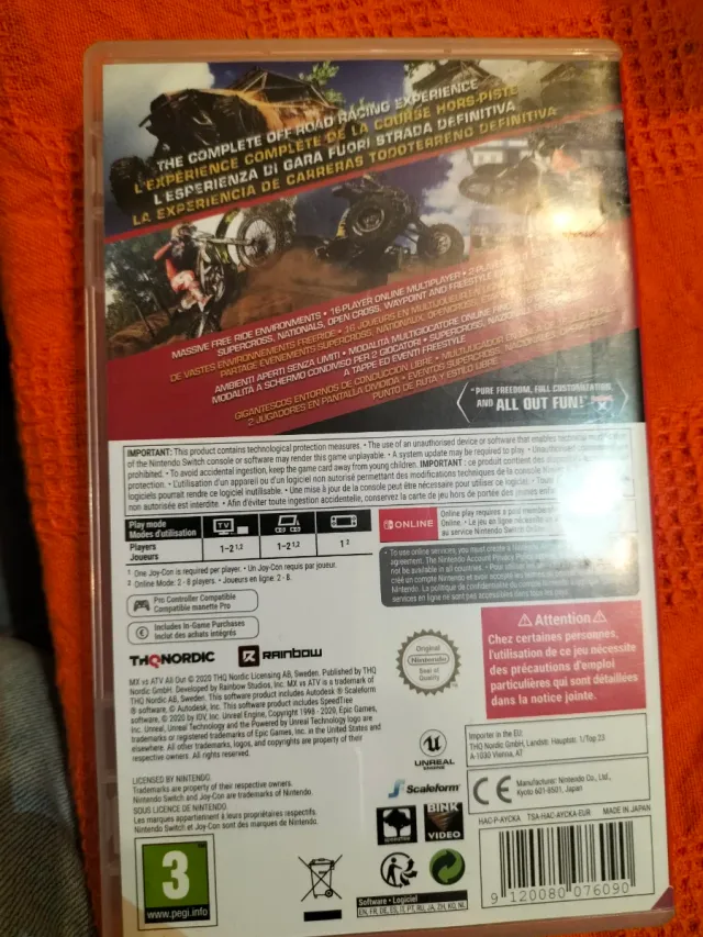 MX vs ATV All Out Nintendo Switch