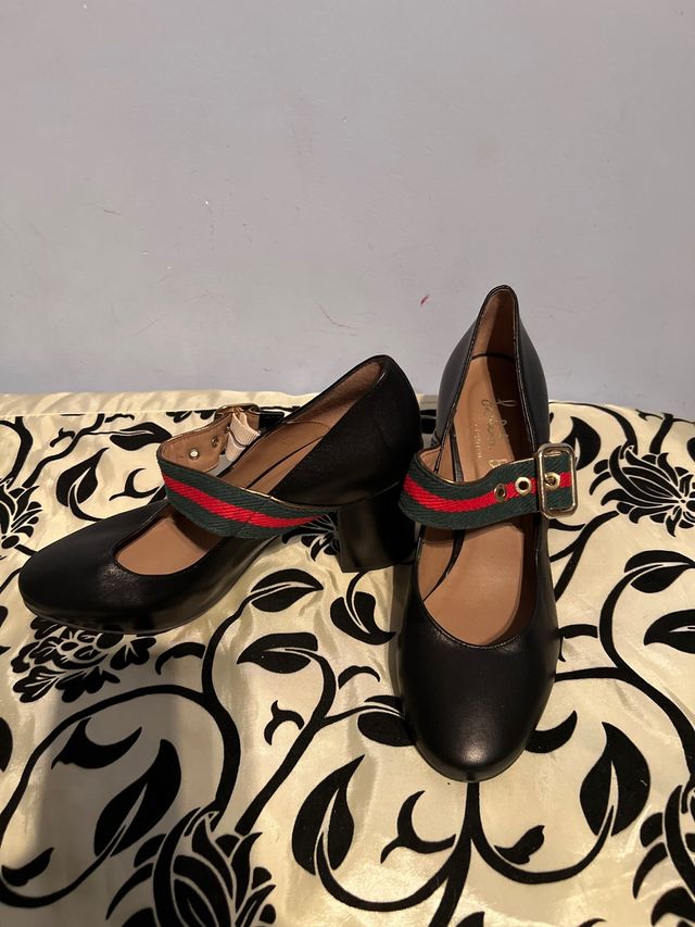 Zapatos Lolita Blue negros talla 38 de piel