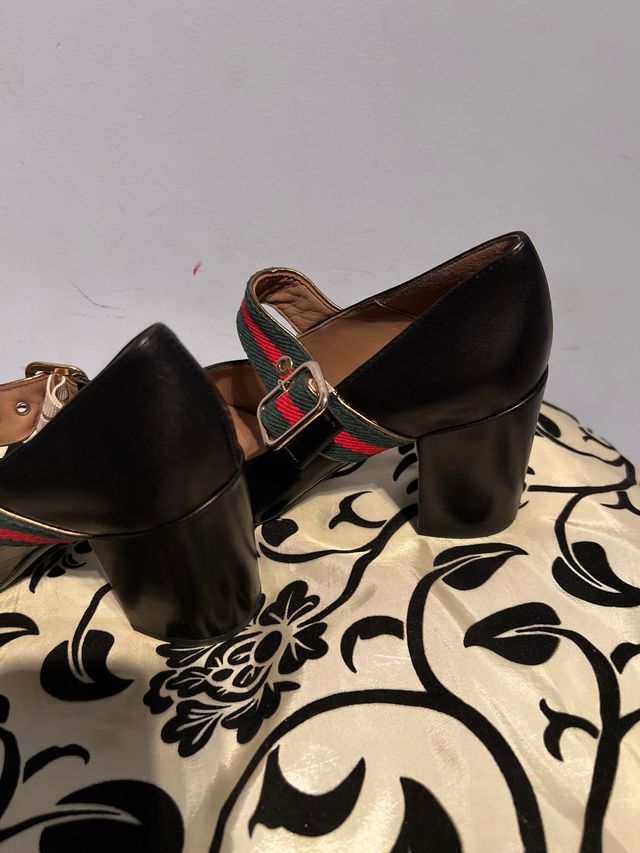 Zapatos Lolita Blue negros talla 38 de piel