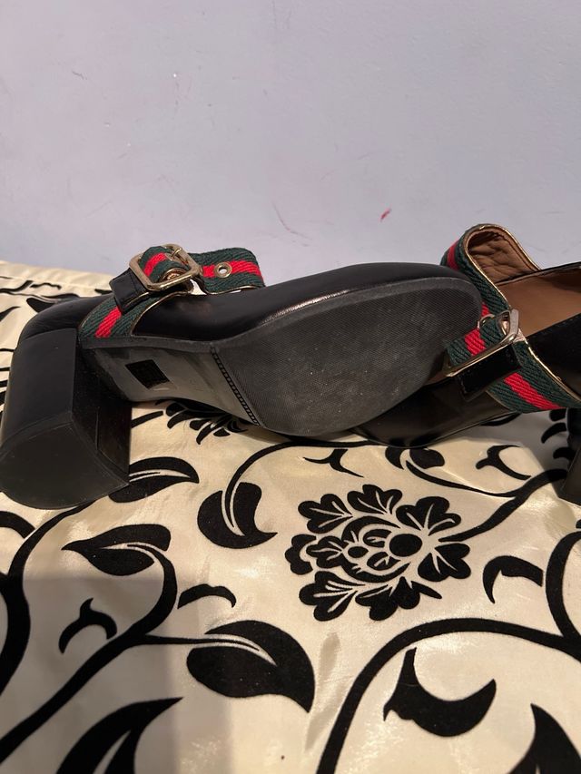 Zapatos Lolita Blue negros talla 38 de piel