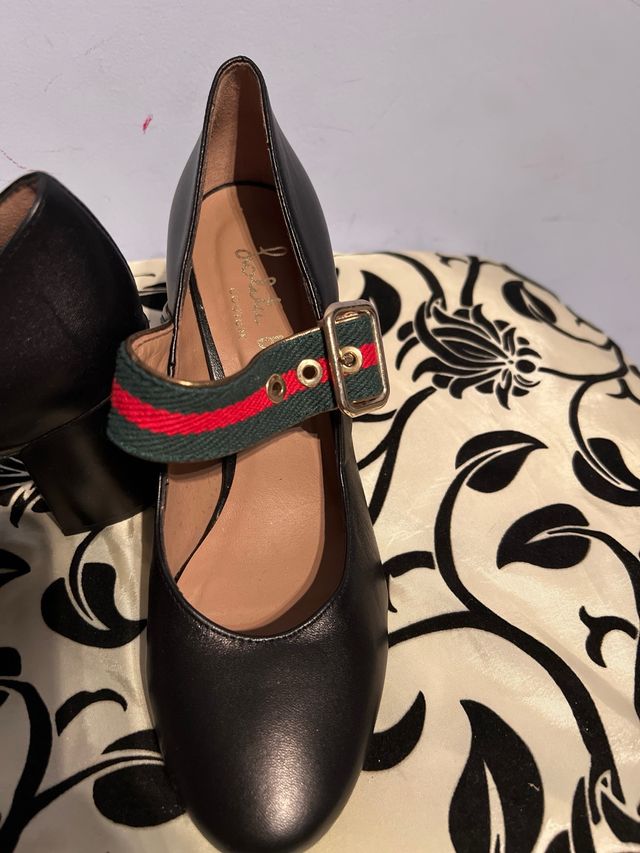 Zapatos Lolita Blue negros talla 38 de piel