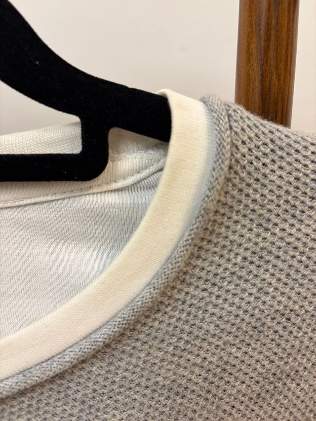 Jersey fino gris Pull&Bear