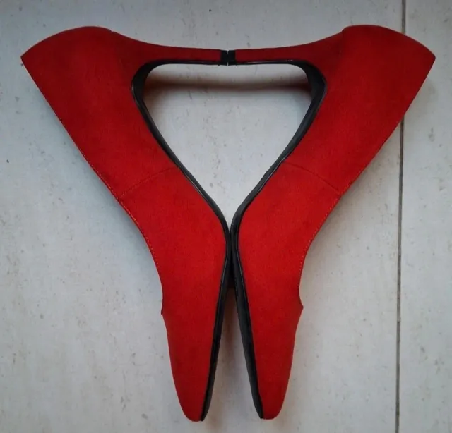 Zapatos de tacón rojos Kiabi