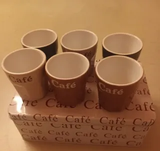 Set 6 Tazzine Caffè Café
