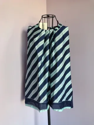 Blusa Cortefiel Rayas Azul Marino y azul claro