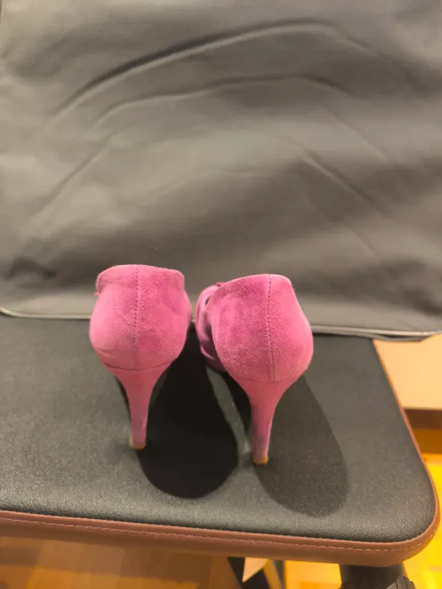 Sandalias Fosco tacón plataforma rosa/morado T38