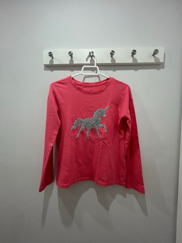 Lote 4 camisetas manga larga niña