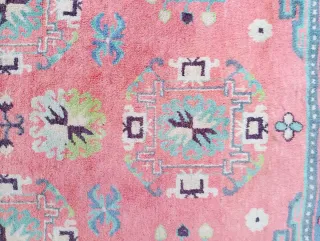 Tappeto antico oasi di Khotan Samarkand