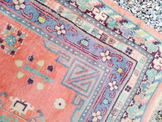 Tappeto antico oasi di Khotan Samarkand