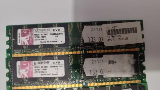 Memoria RAM Kingston DDR PC2700 512MB