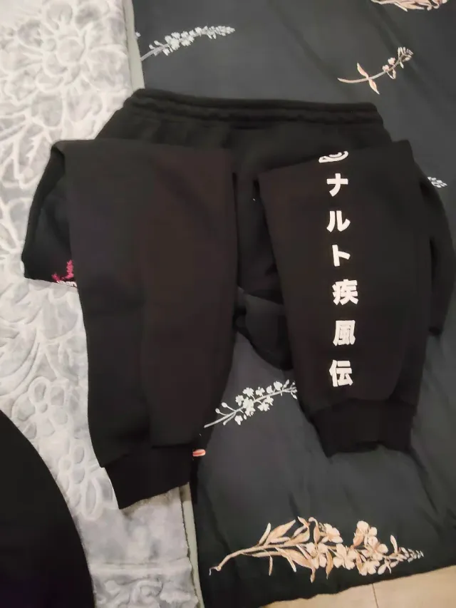 Chándal Naruto Sudadera y Pantalón Negro