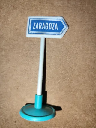 Señales de tráfico de juguete años 70