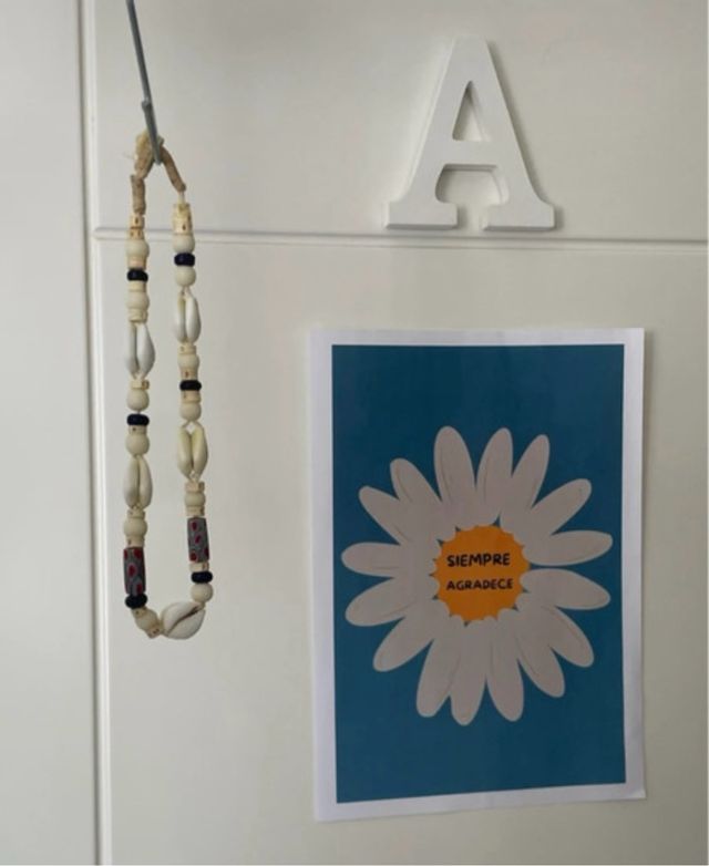 Collar de conchas y cuentas