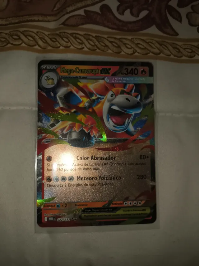Mega-Camerupt EX Carta Pokémon