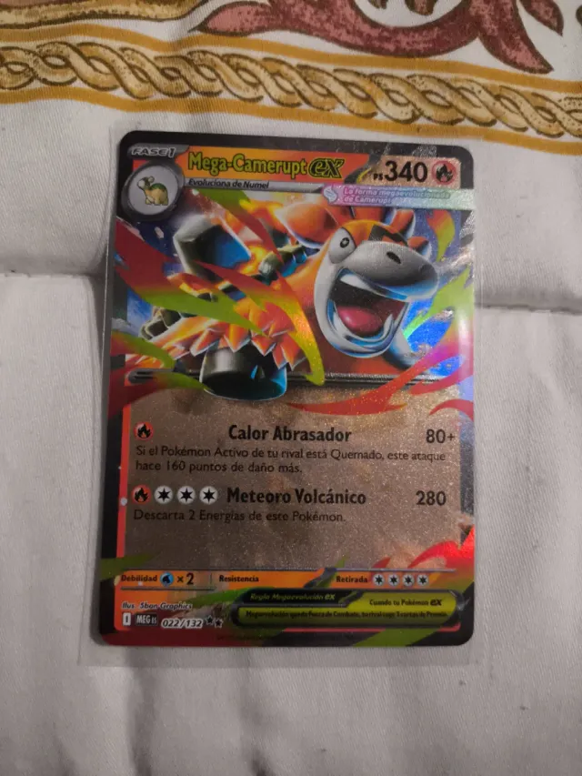 Mega-Camerupt EX Carta Pokémon
