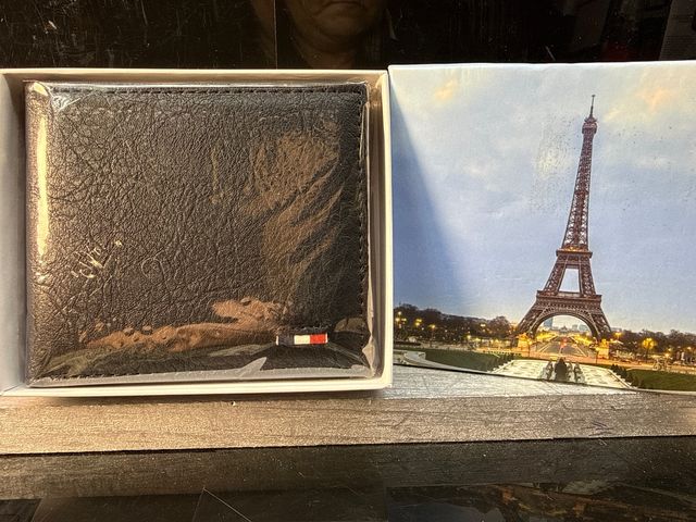 Cartera de caballero negra