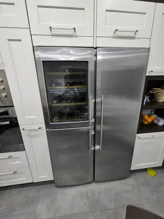 Frigorífico Liebherr con congelador y vinoteca