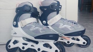 Patines niña blancos casi nuevos