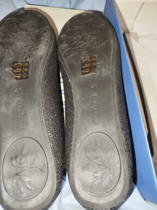 Bailarinas Marypaz negras brillo talla 41