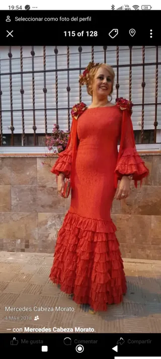 Traje de flamenca