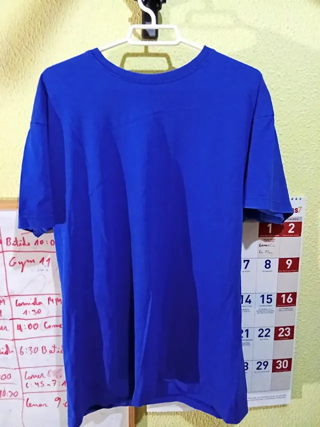 Camiseta básica azul