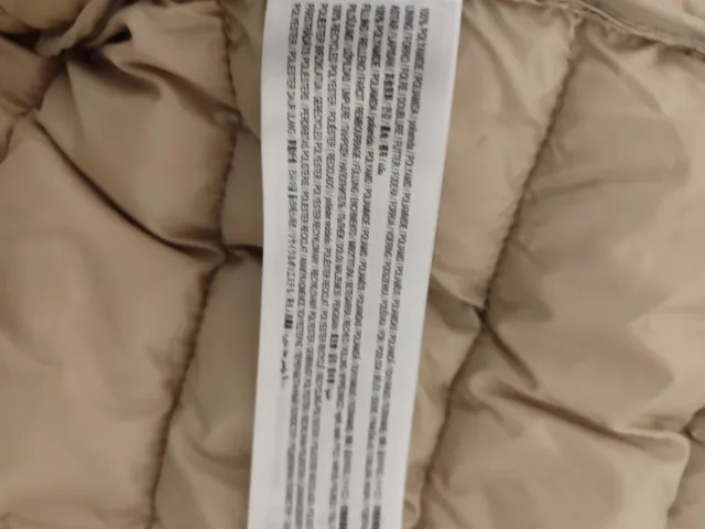 Plumas ligero beige, nuevo