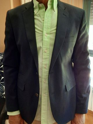 Traje de caballero gris