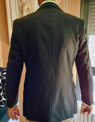 Traje de caballero gris