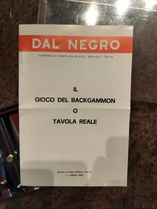 Backgammon Dal Negro vintage