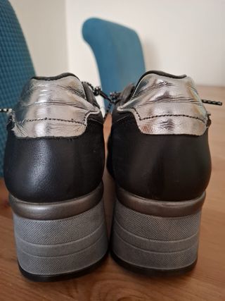 Zapatos Cetti C-1149 Negro/Plata