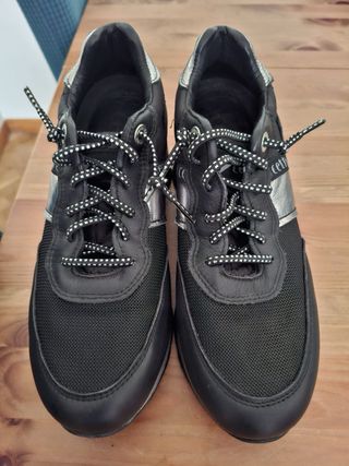 Zapatos Cetti C-1149 Negro/Plata