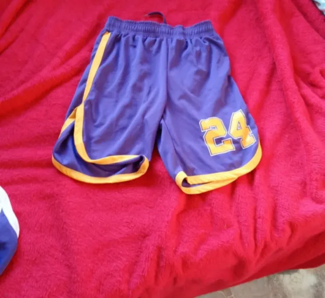 Pantalón Baloncesto Morado con Número 24