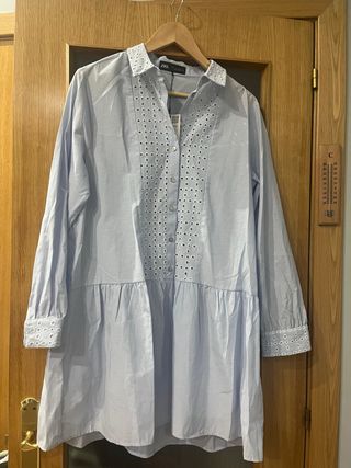 Vestido Zara azul talla L
