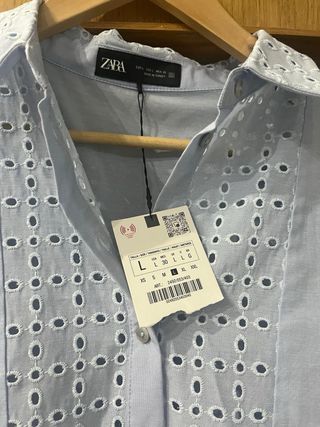 Vestido Zara azul talla L