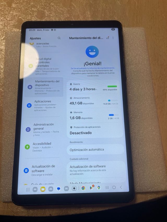 Samsung Galaxy Tab A9 64GB Gris