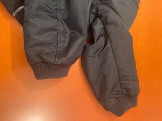 Cazadora bomber cremalleras rayas diplomáticas azu