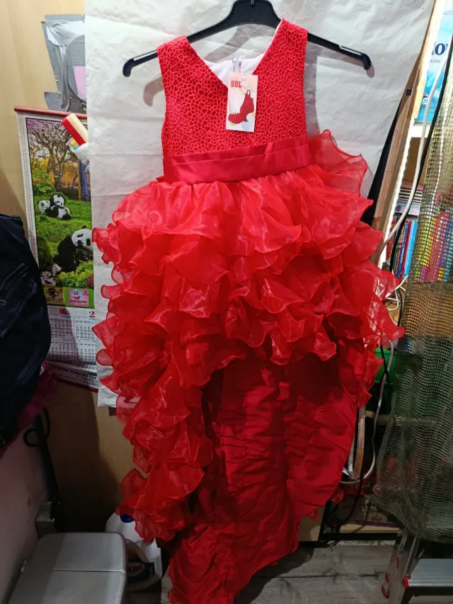 Vestido de flamenca rojo BBL