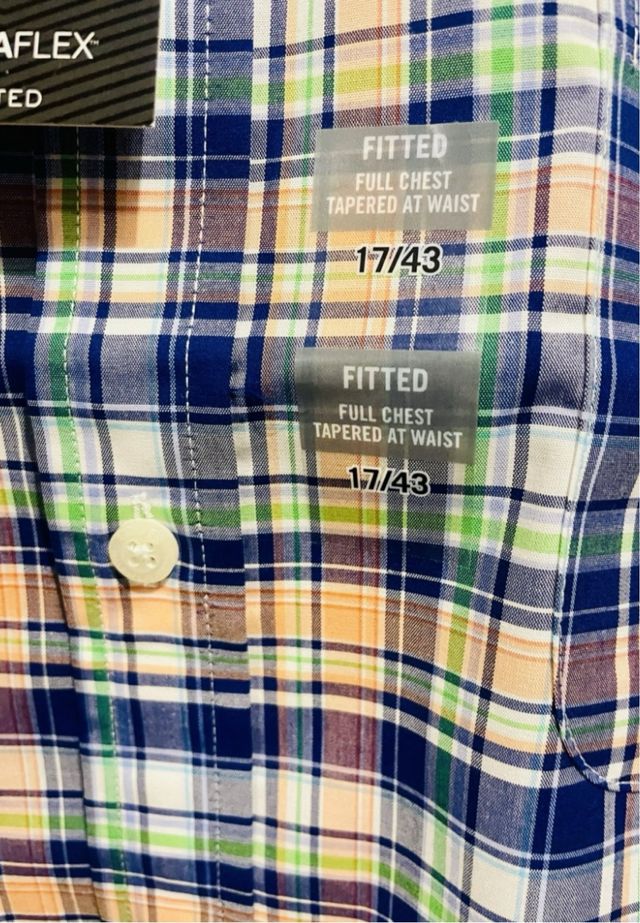 Camisa Ralph Lauren Talla 43 Multicolor