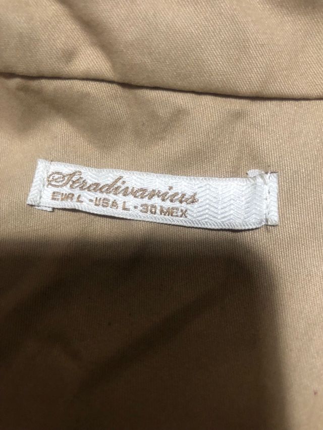 Gabardina mujer beige