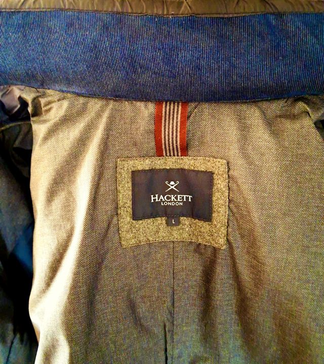 Parka acolchada ligera azul