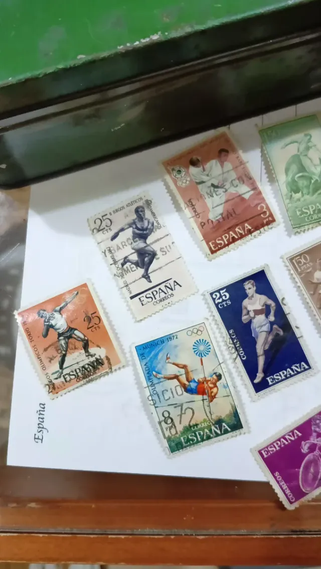 Colección Sellos Antiguos Deportes España